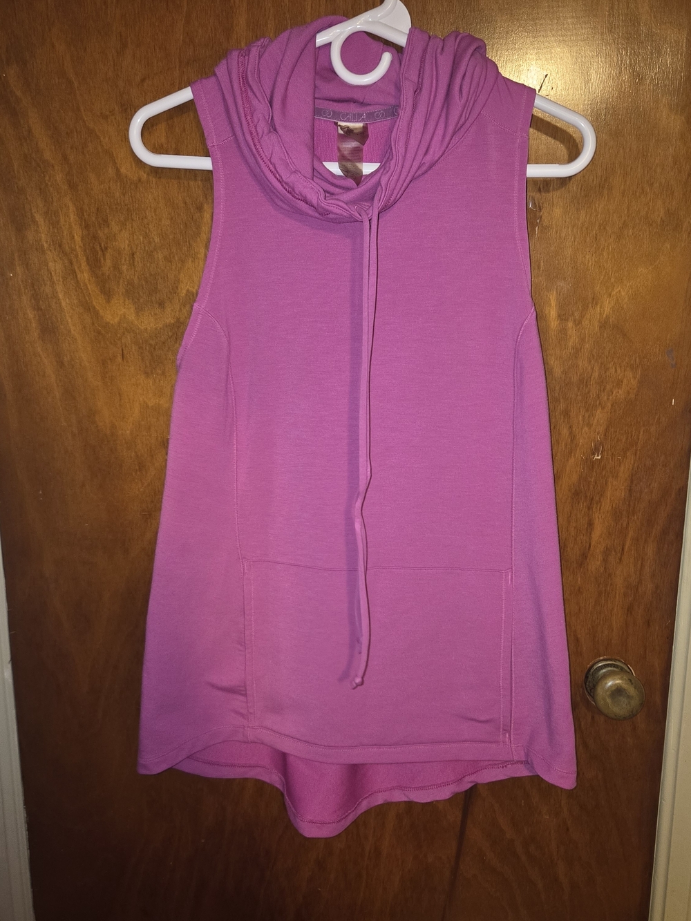 CALIA by Carrie Underwood Sleeveless Cowl Neck Tank in Magenta